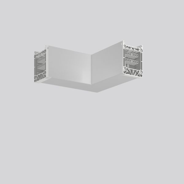 Form connector L 185 B 185 H 76 colour: aluminium 220 - 240 V image 1
