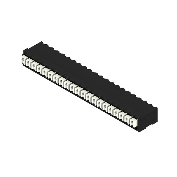 Printed circuit board terminals, 3.50 mm, Number of poles: 21, 90°, Solder pin length (l): 1.5 mm, black, PUSH IN with actuator, Clamping range, max. : 1.5 mm², Tube image 4