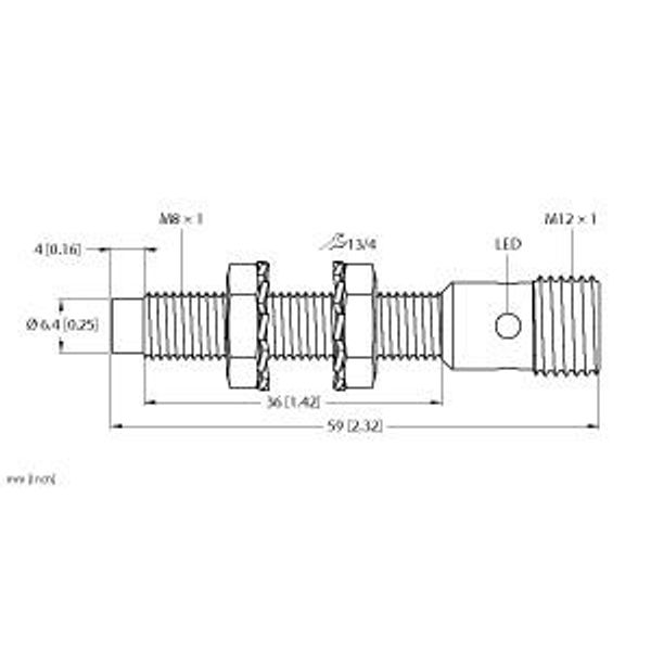 Inductive Sensor   NI3-EG08-AP6X-H1341 image 1