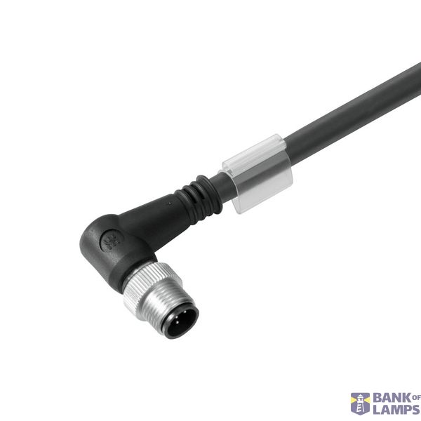 Sensor-actuator Cable, M12, Number of poles: 5, 15 m, pin, 90°, LED: N image 1