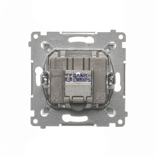 Two-pole switch, (module), 16AX, Screw, Bronze matt, metalic image 1