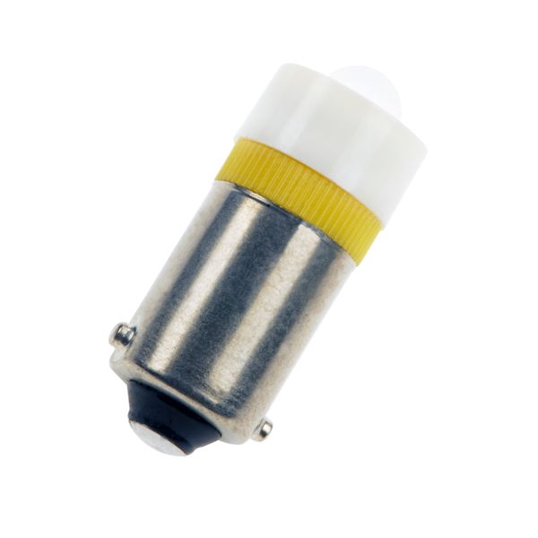 Ba9s T10X24 S.LED Yellow 24-28V AC/DC image 1