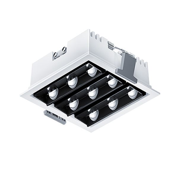 SUI DF9Q 1600-940 LDO WWR WWR WWR BK WH - ceiling-recessed luminaire image 1