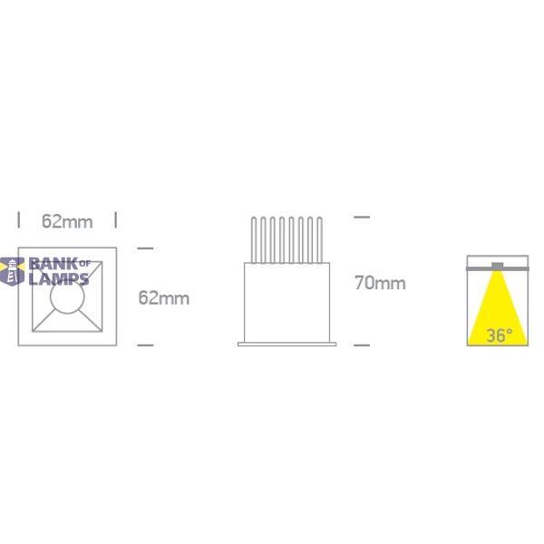 WHITE 6,5W WW IP20 350mA image 3