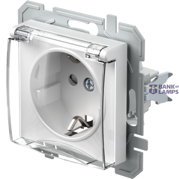 SOCKET SCHUKO+COVER 2P+E 16A 250V~ PT XO 4417012 image 2