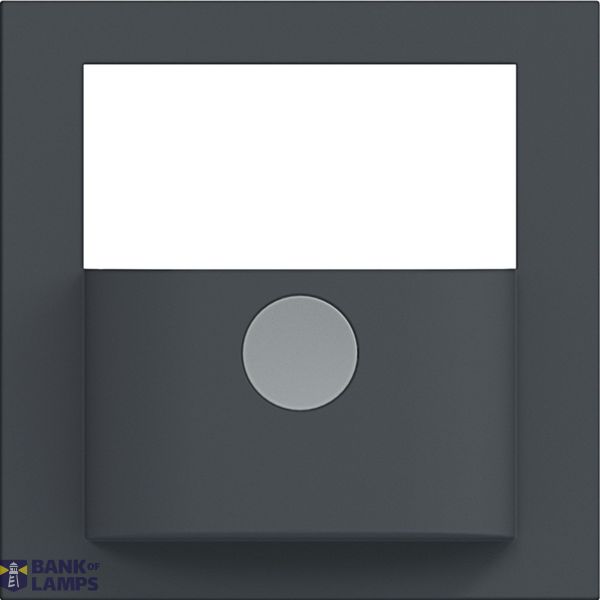 Cover with button for motion detector, A.x/C.x anthracite image 1
