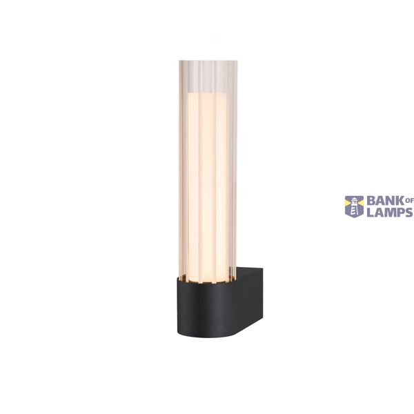 LYGANT single, wall-mounted light, 3000K, 8W, black image 1