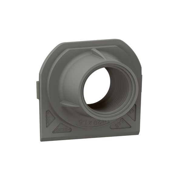 PLEXO CABLE GLAND 1 ENTRY ISO 20 - ANTHRACITE image 1