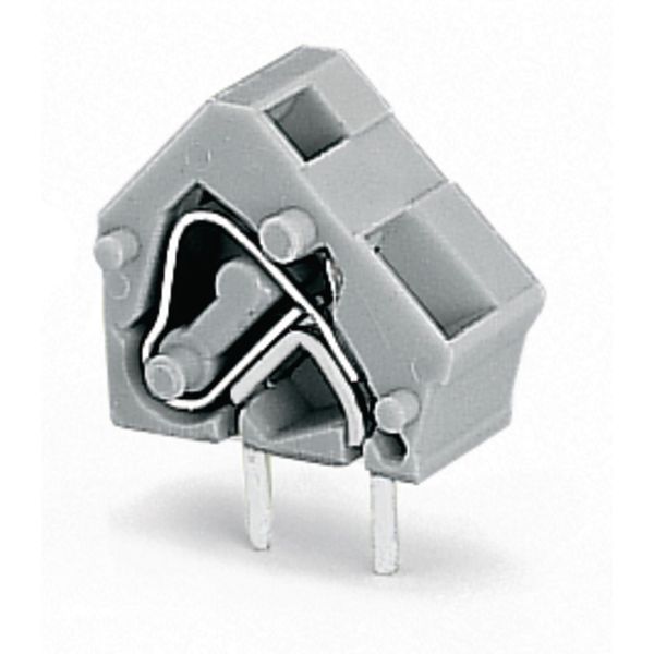 Stackable PCB terminal block 2.5 mm² Pin spacing 7.5/7.62 mm dark gray image 3