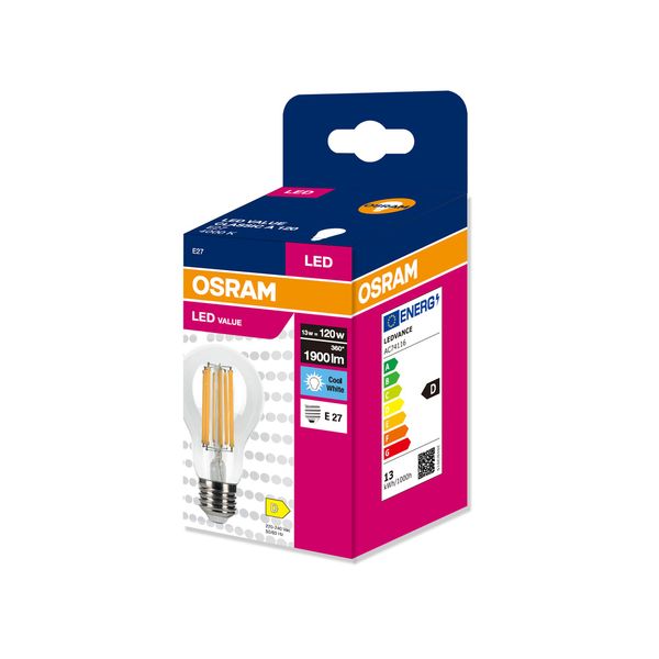 VALCLA120 13W/840 230V FIL E27 FS1 OSRAM image 2