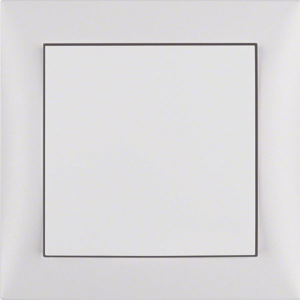 Mains adapter frame, S.1, p. white, matt, plastic image 1