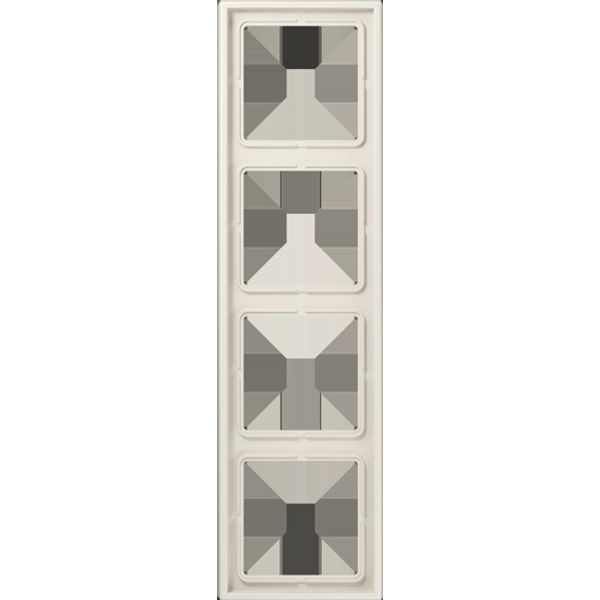 4-gang frame, Ivory LS984W image 2