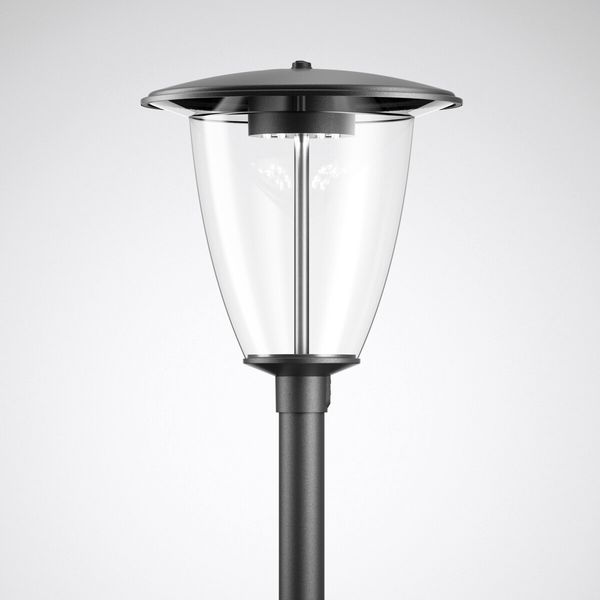 Post-top luminaires Lumantix Pilz (LTX P) CLO (normal) Lens Anthracite ET 32W 3800lm 70 asymmetric wide (AB2L) IP65 IK07 5 SDCM 7167040 image 1