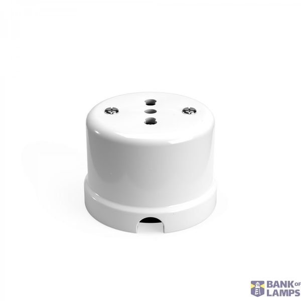 Porcelain Italian 10/16A wall socket image 2
