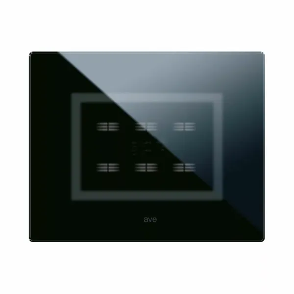 VERATOUCH PLATE BLACK 6 CONTROLS image 1