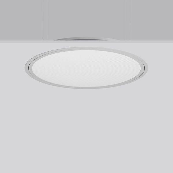 TRIONA round, 40 W, 3550 lm, 827-865, silver, DALI Recessed ceiling lu image 2
