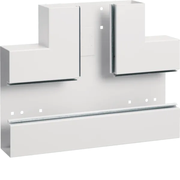 T-piece made of basic profile for BRS 68x210mm upper part 80mm sheet steel traffic white image 1