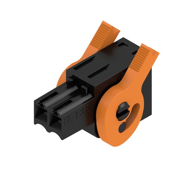 PCB plug-in connector, female plug, 3.50 mm, Number of poles: 2, 180°, Tension-clamp connection, Clamping range, max. : 1.5 mm², Box image 4