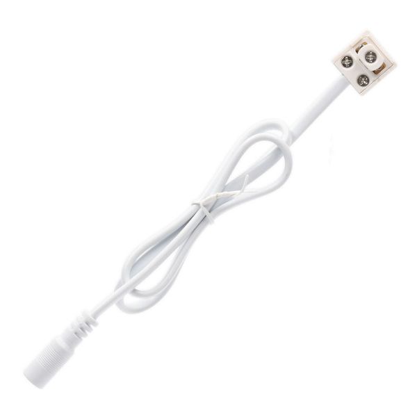 Connector for DC bar with output power connector (socket) max. 8A white image 1