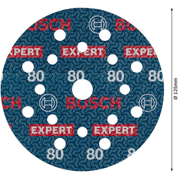 Sanding foil Expert O780,125mm,80,50 image 2