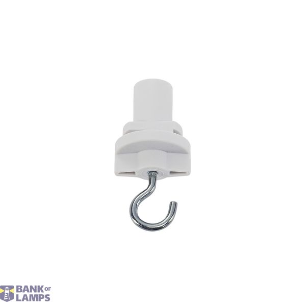 3-phase adapter with hook for S-TRACK 3-phase track, white image 1