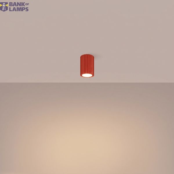 Ceiling lamp KARBON 10 red image 6