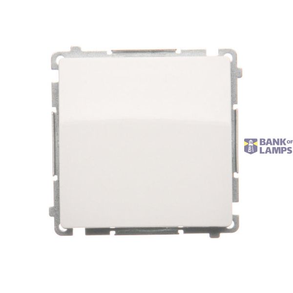 Single break push button with pictogras, (module), 10AX, quick connection, white image 1