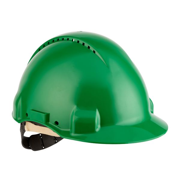 3M™ Hard Hat, Uvicator, Pinlock, Ventilated, Leather Sweatband, Green, image 4