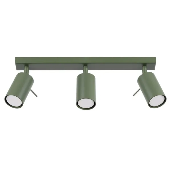RING CEILING LAMP 3L OLIVE GREEN 3XGU10 image 1