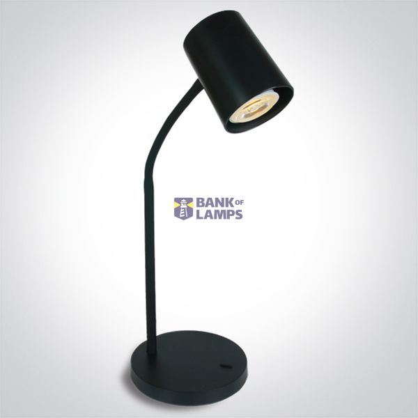 61110A/B BLACK TABLE LAMP GU10 10W EU PLUG image 1