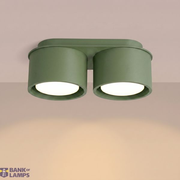 Ceiling lamp MODO 2 olive green Gx53 image 5