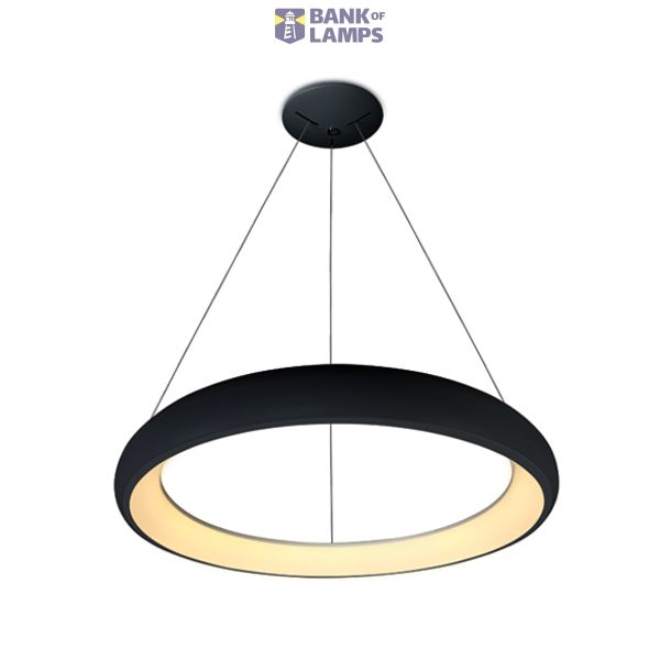 BLACK PENDANT LED 50W WW IP20 230V image 1