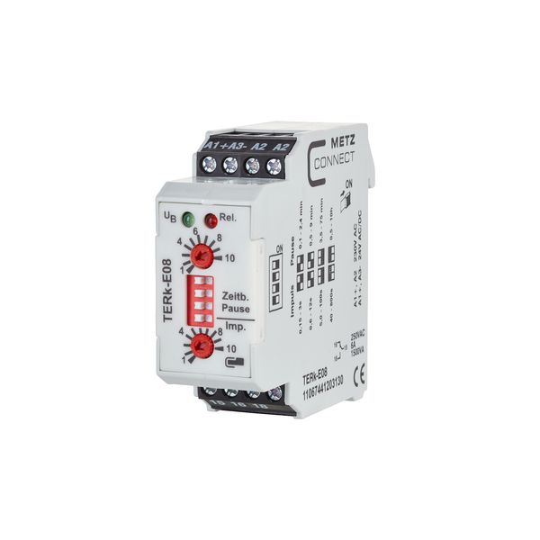 TERk-E08, 230 V AC, 24 V AC/DC tp 0,1 min-10 h, ti 0,15-800 s image 2