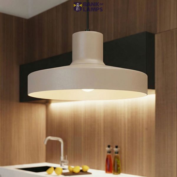 Pendant lamp BILO taupe image 6