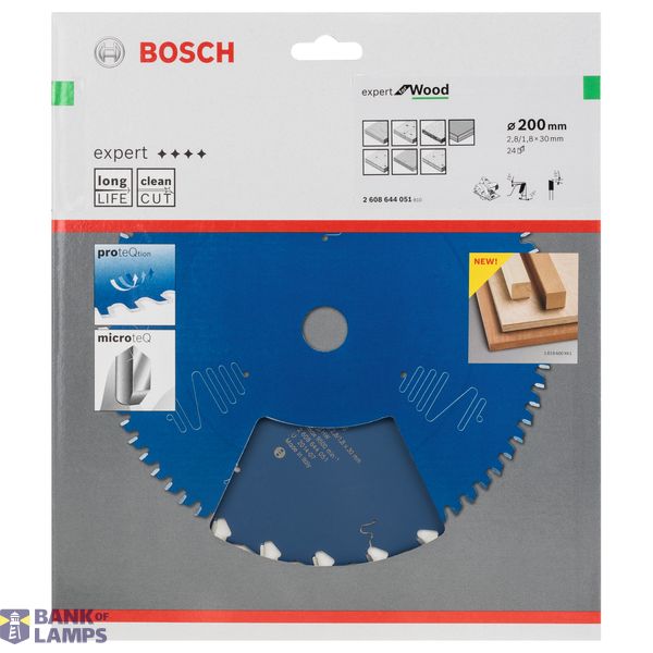 Circular saw blade Expert for Wood 200 x 30 x 2,8 mm, 24 image 2