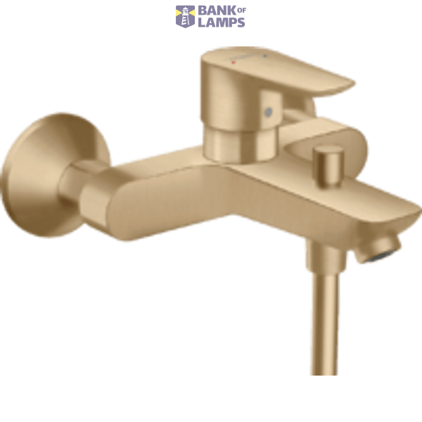 HG Talis E bath mixer, brushed bronze image 1