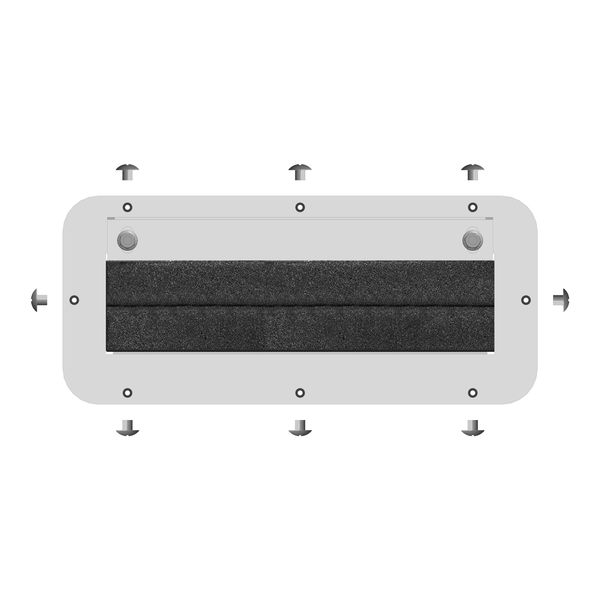 WSA Cable entry gland plate for type B, with foam rubber image 1