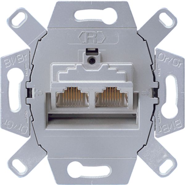 Cat. 6 / Class E data outlet for 2 terminals (separate) image 3
