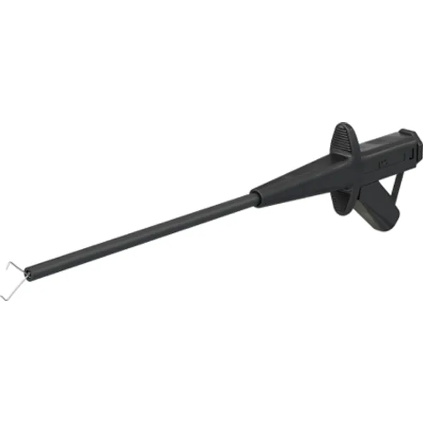 Clamp test probe, blue, max. 2.5 mm, L 155 mm, CAT III, socket 4 mm, 24.0227-23 image 1