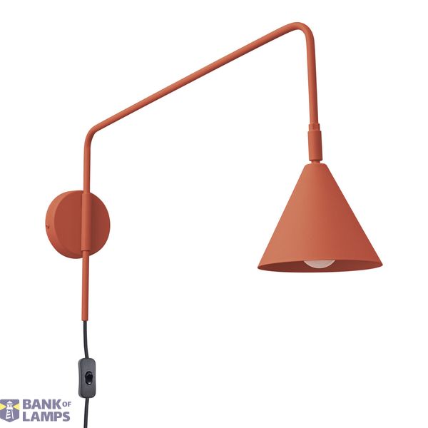Wall lamp NOX red ochre image 1