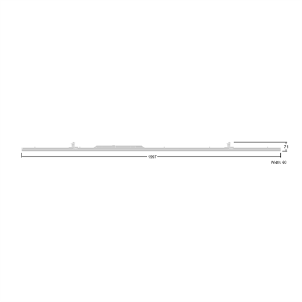 CONTUS 10000-840 L2000 NB HF WH - Continuous-row luminaire image 3