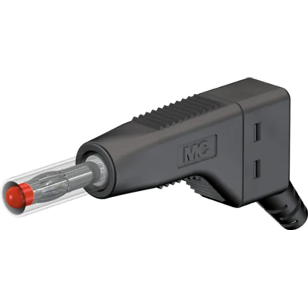 4 mm plug, screw connection, 2.5 mm², black, 64.9326-21 image 1