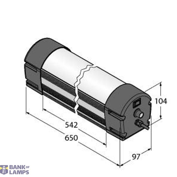 LED Linear Light In the Metal Housing   WLB92X550PB image 1