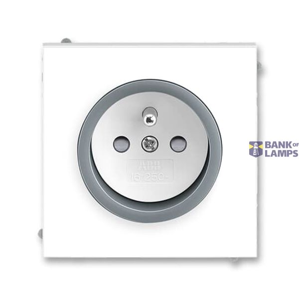 5519M-A02457 44 Socket outlet with earthing pin, shuttered image 1