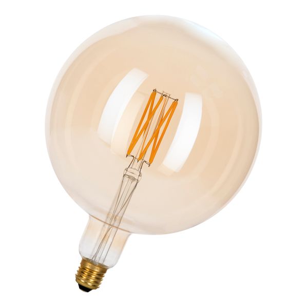 LED Filament G200 Big Billy E27 240V 6W 2200K Gold Dimm image 1