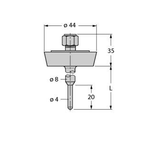 Accessories Thermowell   THW-3-DN25K-A4-L100 image 1