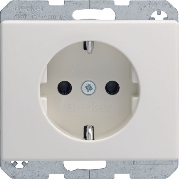 SCHUKO soc. out., arsys, white glossy image 1