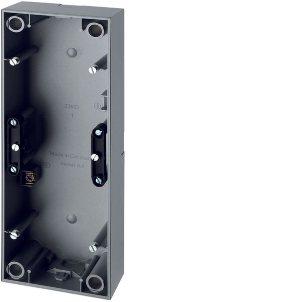 Surface-mtd housing 3gang, S.1, al. matt image 1