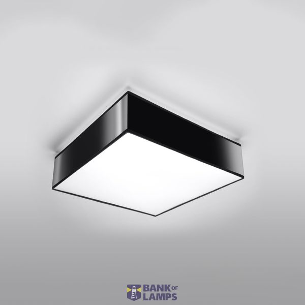 CEILING LAMP HORUS 35 BLACK E27 2X60W IP20 image 4