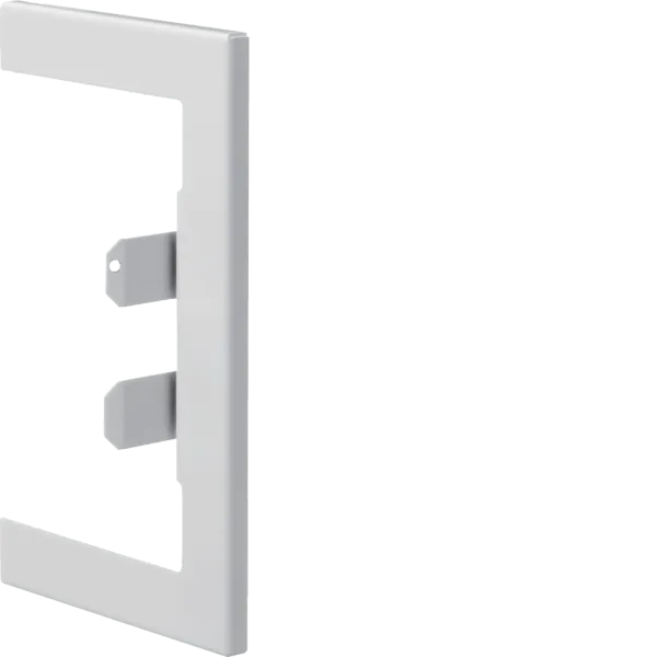 Wall connection panel for BR/A/S 85x130mm upper part 80mm made of sheet steel traffic white image 1